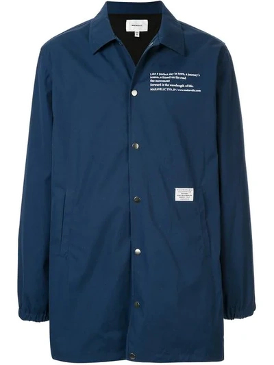 Shop Makavelic Lightweight Jacket In Blue