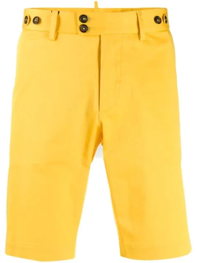 Shop Dolce & Gabbana Chino Shorts - Yellow