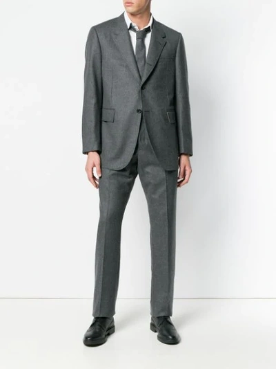 Shop Thom Browne Two Piece Suit In Grey