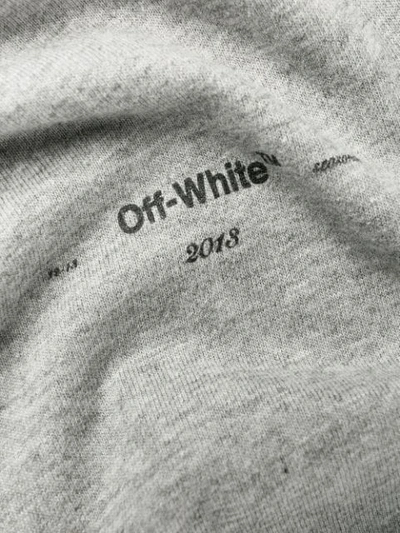 OFF-WHITE LOGO PRINTED T-SHIRT - 灰色