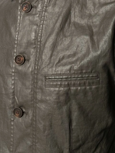 Shop John Varvatos Button In Brown