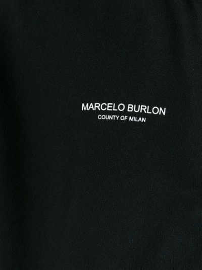 Shop Marcelo Burlon County Of Milan Wings Barcode Jacket In Black