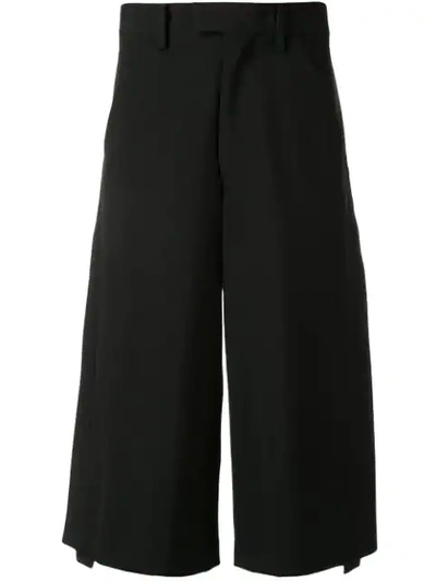 FACETASM LOOSE CROPPED TROUSERS - 黑色