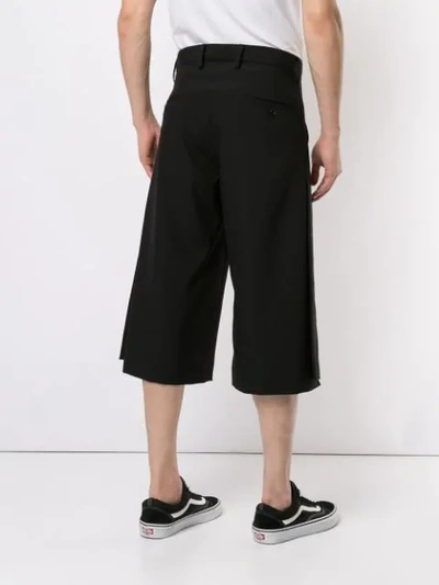 FACETASM LOOSE CROPPED TROUSERS - 黑色