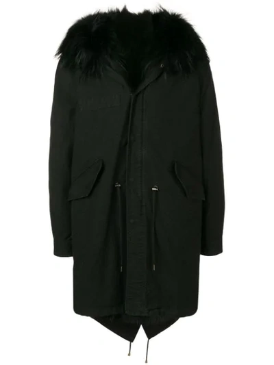 Shop Al Duca D'aosta Hooded Coat In Nero