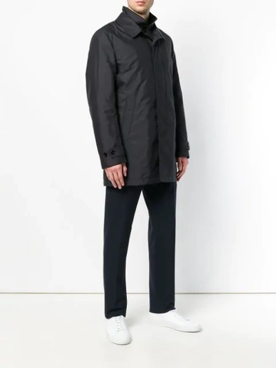 Shop Fay Lightweight Coat In Black