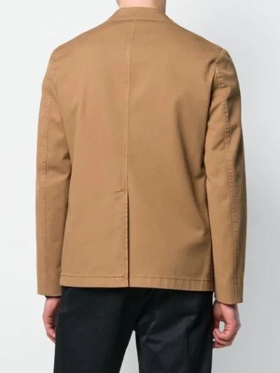 Boglioli Classic Fitted Blazer In Brown