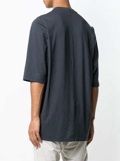 Shop Rick Owens Maxi Oversized T In Grey