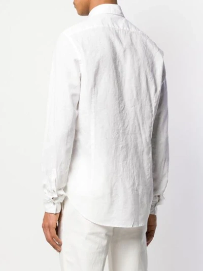 Shop Dell'oglio Relaxed Fit Shirt In White