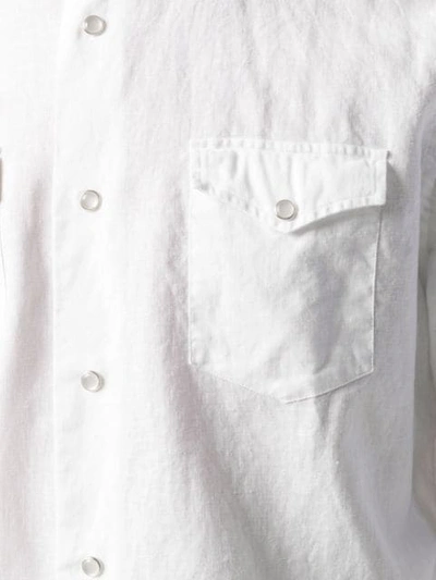 Shop Dell'oglio Relaxed Fit Shirt In White