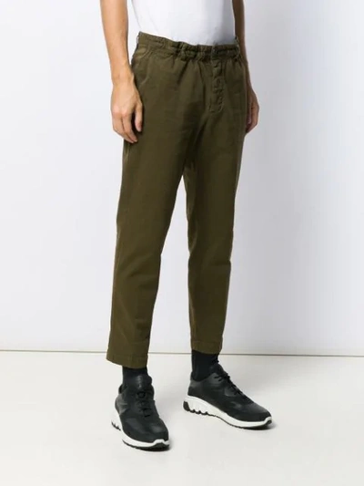 Shop Dsquared2 Tapered Trousers In Green