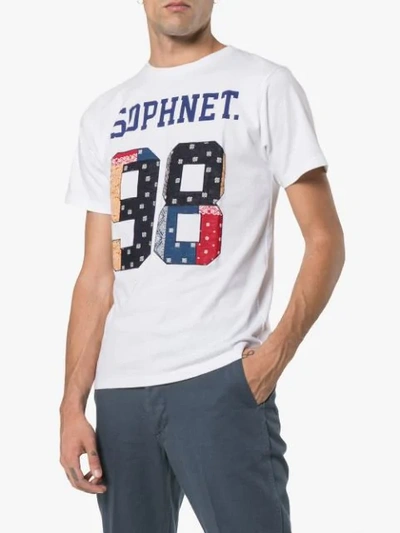 Shop Sophnet Logo Print T In White