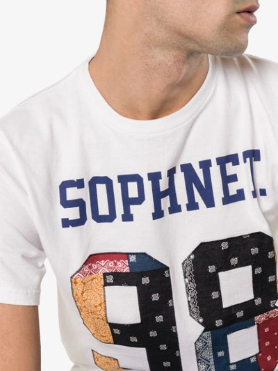 Shop Sophnet Logo Print T In White