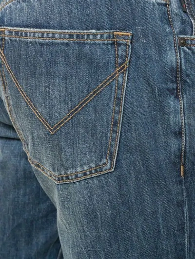Shop John Varvatos Distressed Detail Jeans In Blue