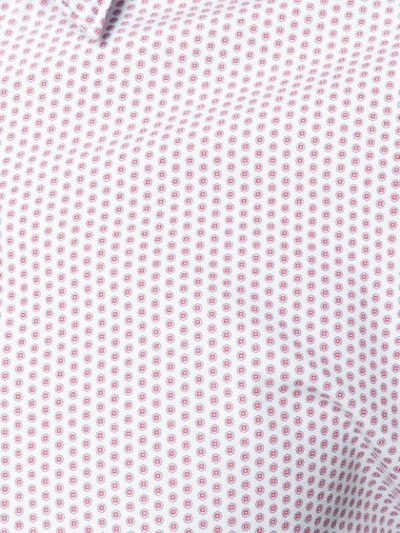 Shop Hackett Patterned Formal Shirt In White