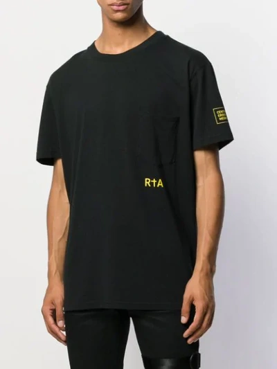 Shop Rta Admin Logo T-shirt In Black