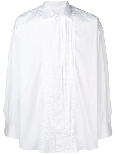 Shop Our Legacy Oversized Tuxedo Shirt In White