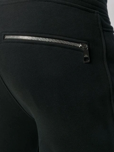 Shop Neil Barrett Biker Ottoman Stripe Sweatpants In Black