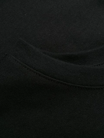 Shop Reebok Contrast Logo T-shirt In Black
