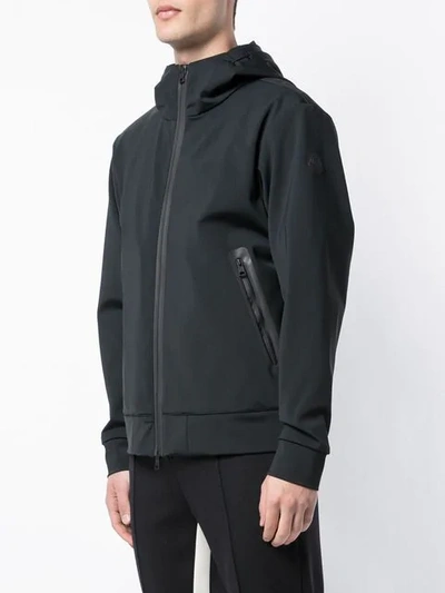 Shop Moncler Hooded Lightweight Jacket In Black