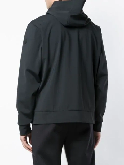 Shop Moncler Hooded Lightweight Jacket In Black