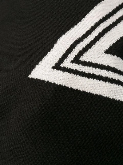 Shop Neil Barrett Lightning Embroidered Sweatshirt In Black