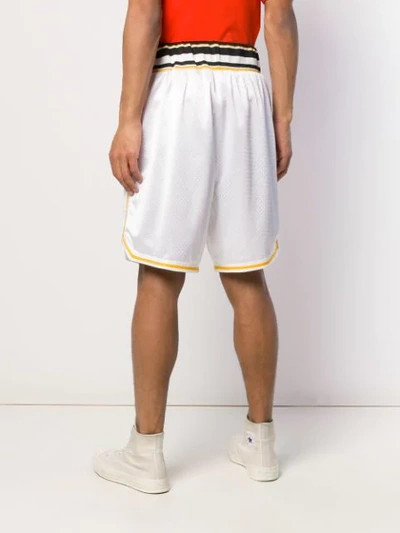 Shop Faith Connexion Florida Mesh Basketball Shorts In White