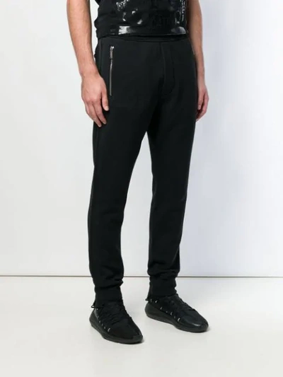 Shop Dsquared2 Slim Fit Track Pants In Black
