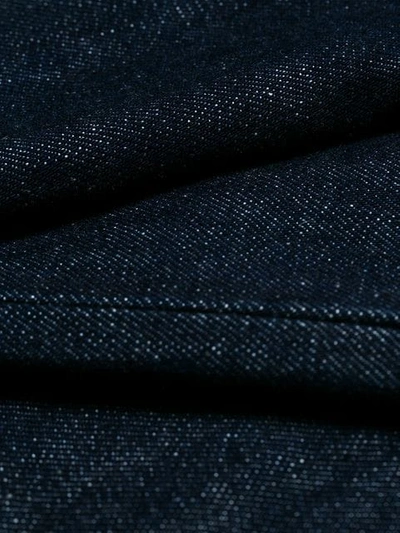 Shop Kenzo Dragon Pocket Jeans In Blue