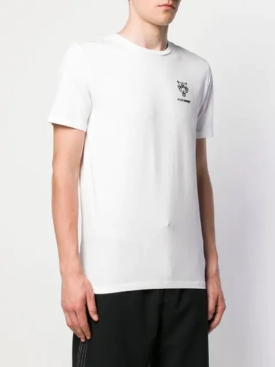 Shop Plein Sport Logo Print T-shirt In White