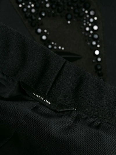Shop Fendi Shawl Lapel Blazer In Black
