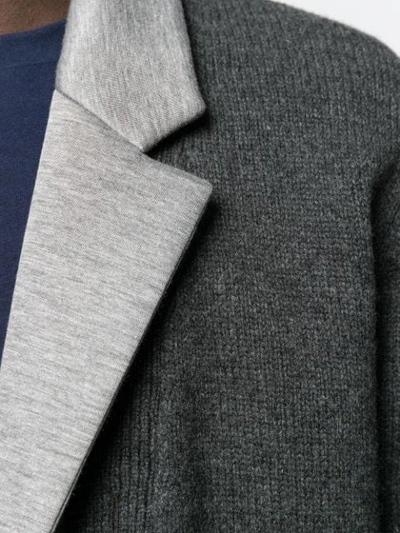 Shop Maison Margiela Double Layer Jacket In Grey