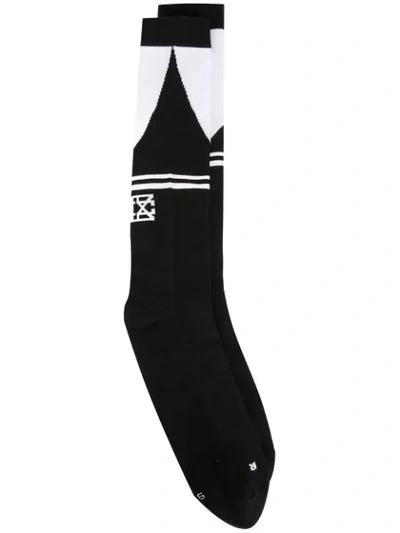 Shop Ktz Bicolour Socks - Black