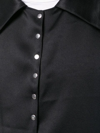 Shop Ludovic De Saint Sernin Long Buttoned Gilet In Black