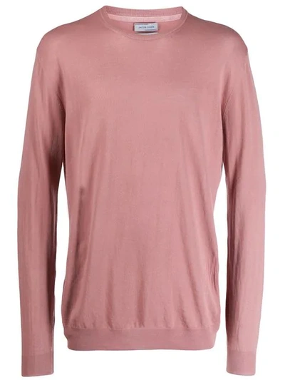 Shop Jacob Cohen Classic Knit Sweater In Pink