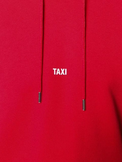 Shop Helmut Lang Taxi Hoodie In Red