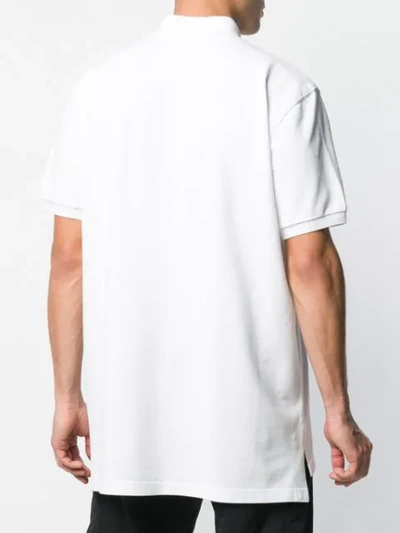 Shop Heron Preston Poloshirt Mit Grafischem Print In White