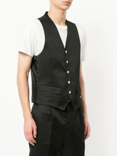 Shop Loveless X Dickies Formal Vest In Black