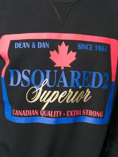 Dsquared2 Graphic Logo Sweatshirt In Black