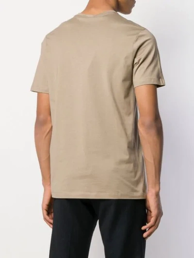 Paul & Shark Logo Patch T-shirt In Neutrals