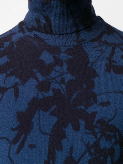 ETRO ROLL NECK SWEATER - 蓝色