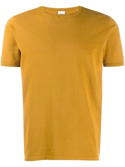 Shop Aspesi Classic Fitted T In Yellow