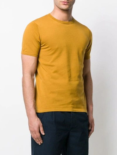 Shop Aspesi Classic Fitted T In Yellow