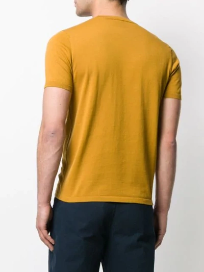 Shop Aspesi Classic Fitted T In Yellow