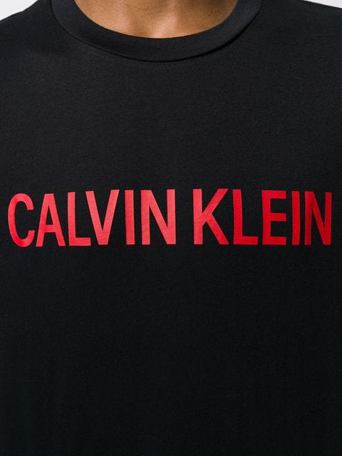 Calvin Klein Jeans Est.1978 Logo Print T In Black | ModeSens