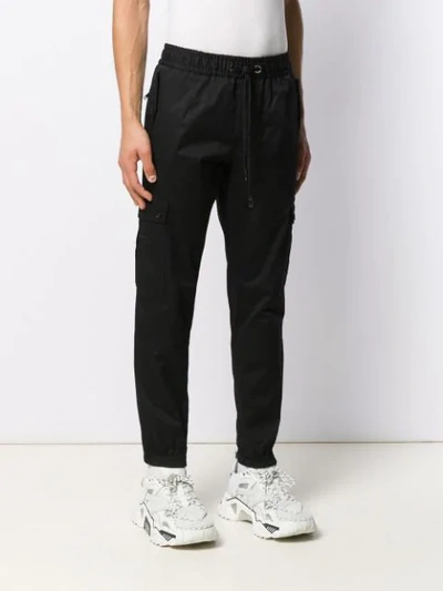 Shop Dolce & Gabbana Side Panel Track Trousers - Black