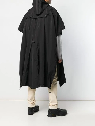 Shop Alyx 'grandall' Poncho In Black