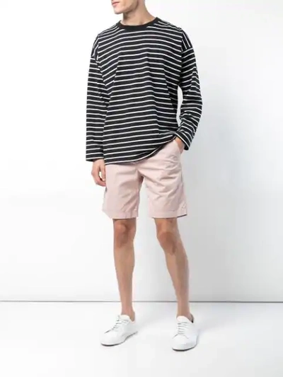 Shop Save Khaki United Bermuda Shorts In Pink