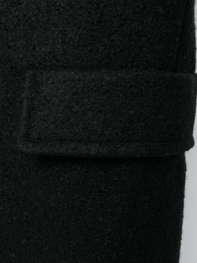 Shop Raf Simons Single-breasted Coat In Black