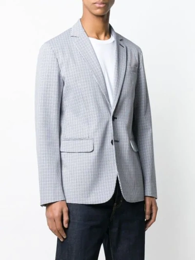 Shop Dsquared2 Patterned Blazer In Black